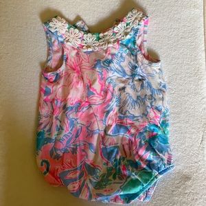 Lilly Pulitzer baby onesie